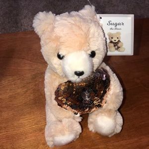 A sugar the bear stuffed animal toy in amazing condition!